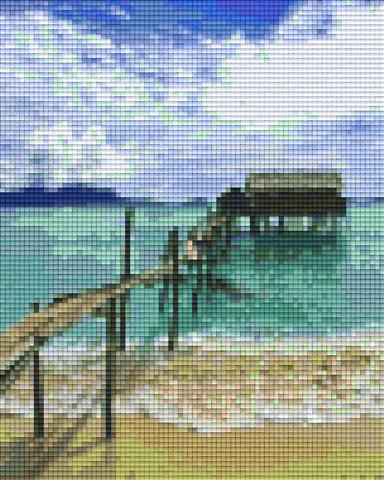 Pixelhobby Klassik Vorlage - Wohnen mit Meerblick