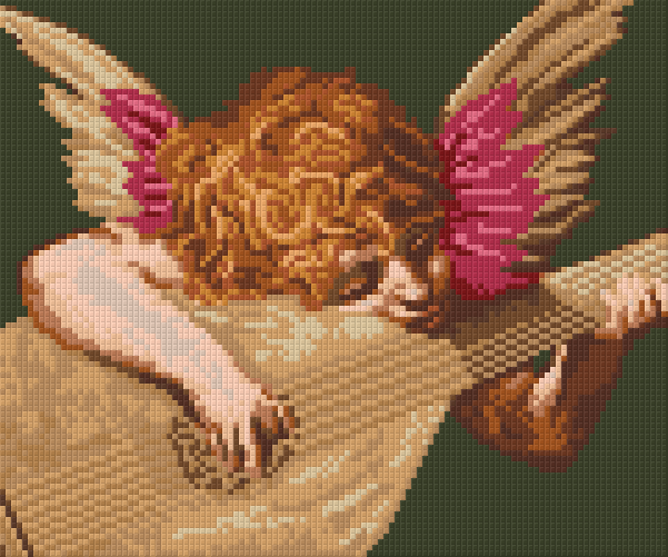 Pixel hobby classic template - Puttchen plays guitar