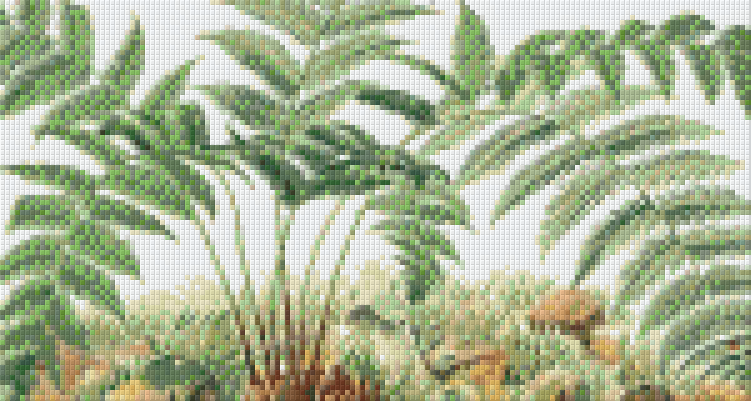 Pixelhobby Klassik Vorlage - Farn