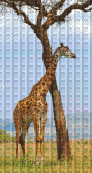 Pixelhobby Klassik Vorlage - Giraffe