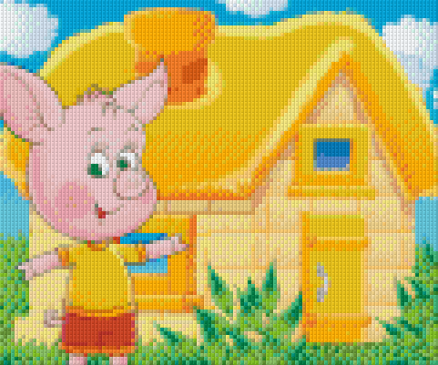 Pixelhobby Klassik Vorlage - Ein kleines Schweinchen