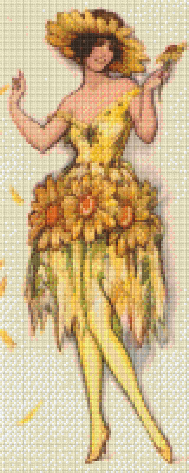 Pixelhobby Klassik Set - Frau in gelb