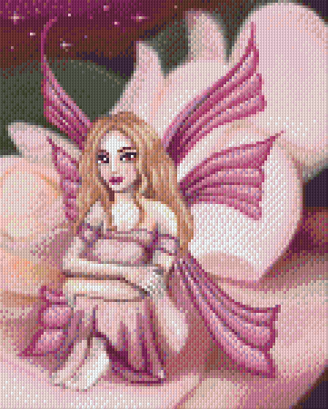 Pixelhobby Klassik Set - Fee in der Rose