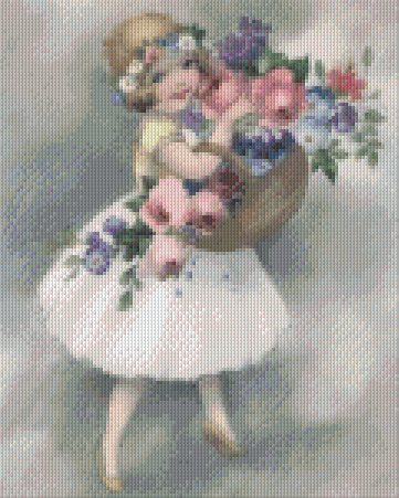 Pixelhobby Klassik Set - Blumenballerina