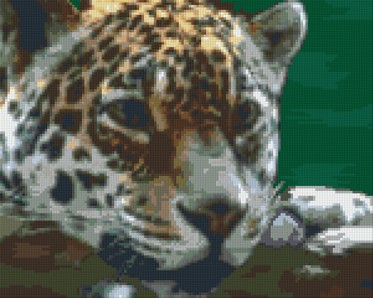 Pixelhobby Klassik Vorlage - Leopard