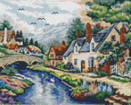 Pixelhobby classic set - stream through the valley