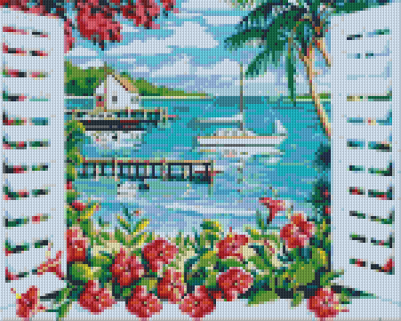 Pixelhobby Klassik Vorlage - Schöne Aussicht