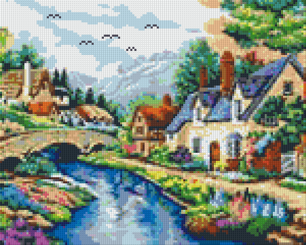 Pixelhobby classic set - bridge over the river