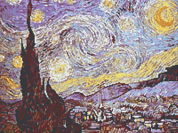 Pixelhobby Klassik Set - Vincent van Gogh - sternenklare Nacht