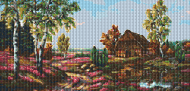 Pixelhobby Klassik Set - Heidelandschaft