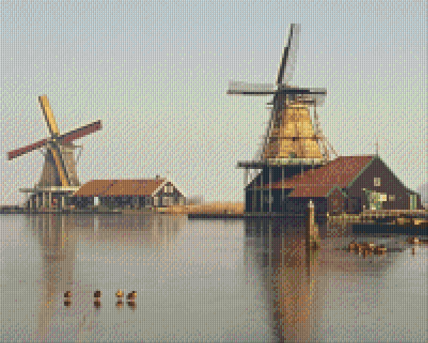 Pixelhobby classic set - 2 windmills