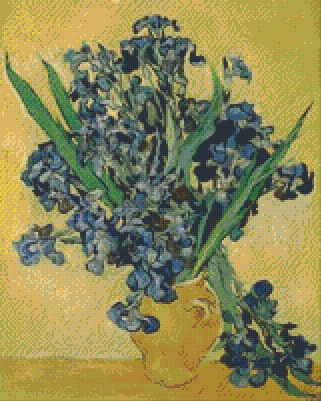 Pixelhobby Klassik Vorlage - Iris