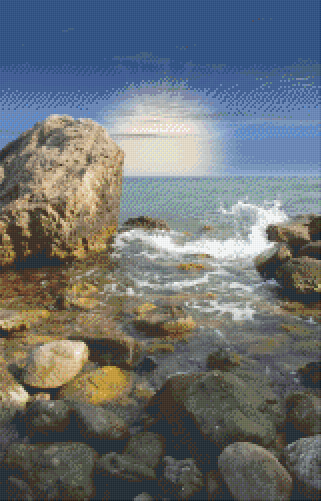 Pixelhobby Klassik Vorlage - Strandung