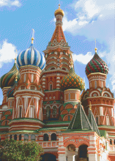 Pixelhobby Klassik Vorlage - Moskau