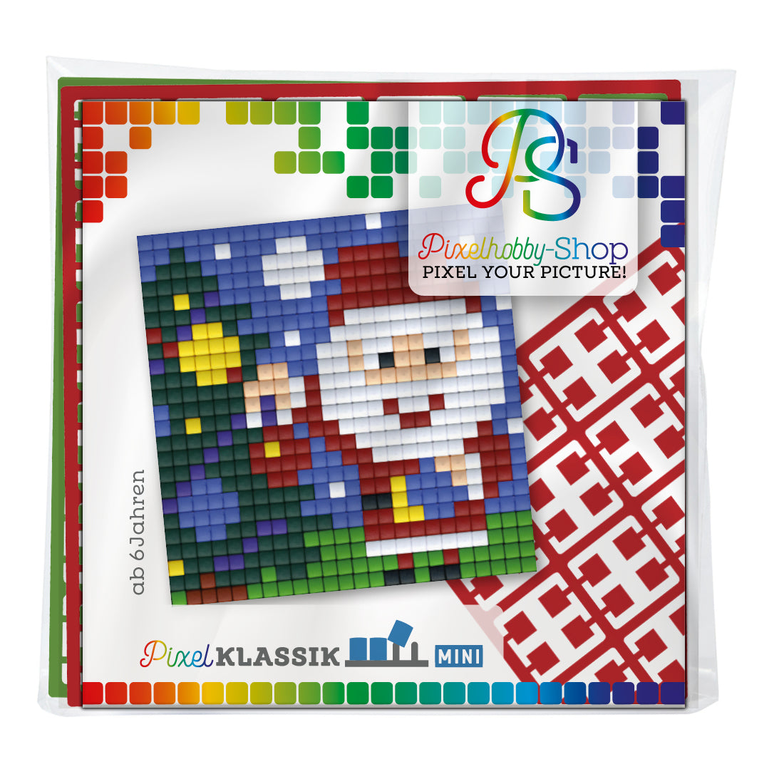 Pixelhobby Klassik (Mini) Magnet Set - Den Baum schmücken