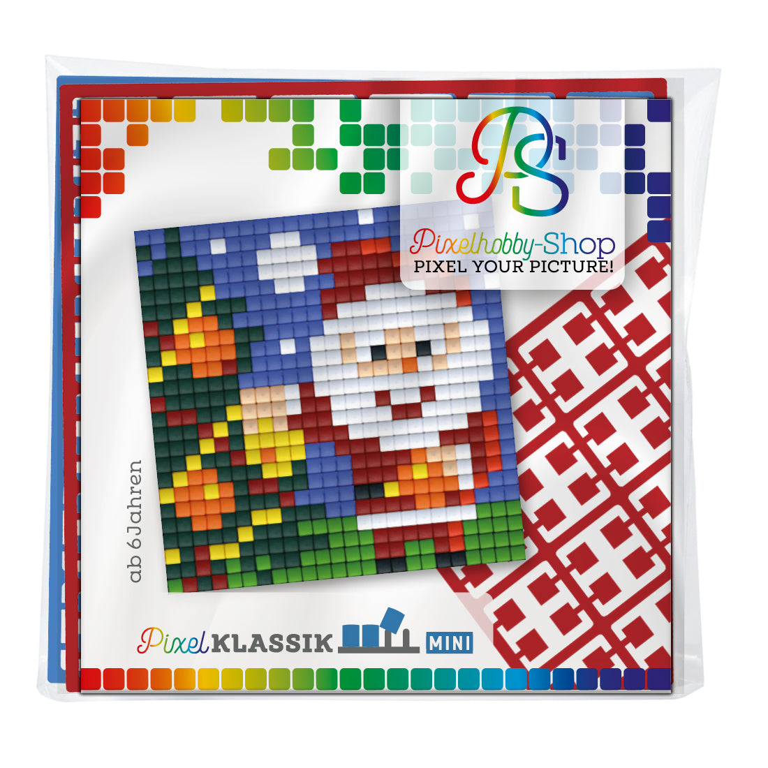 Pixelhobby Klassik (Mini) Magnet Set - Weihnachtskugeln