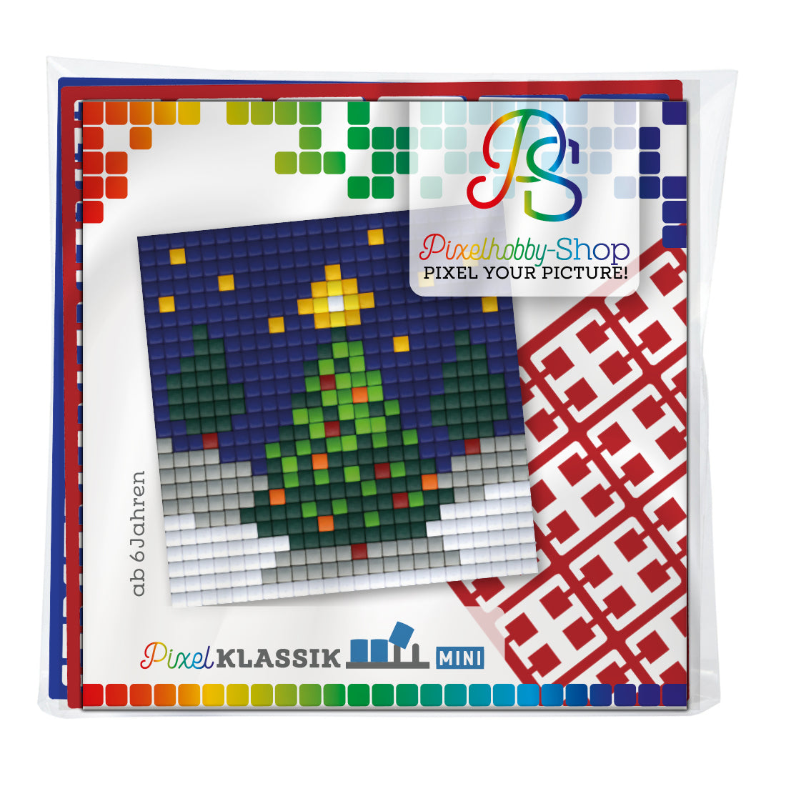 Pixelhobby Klassik (Mini) Magnet Set - Weihnachtsbaum