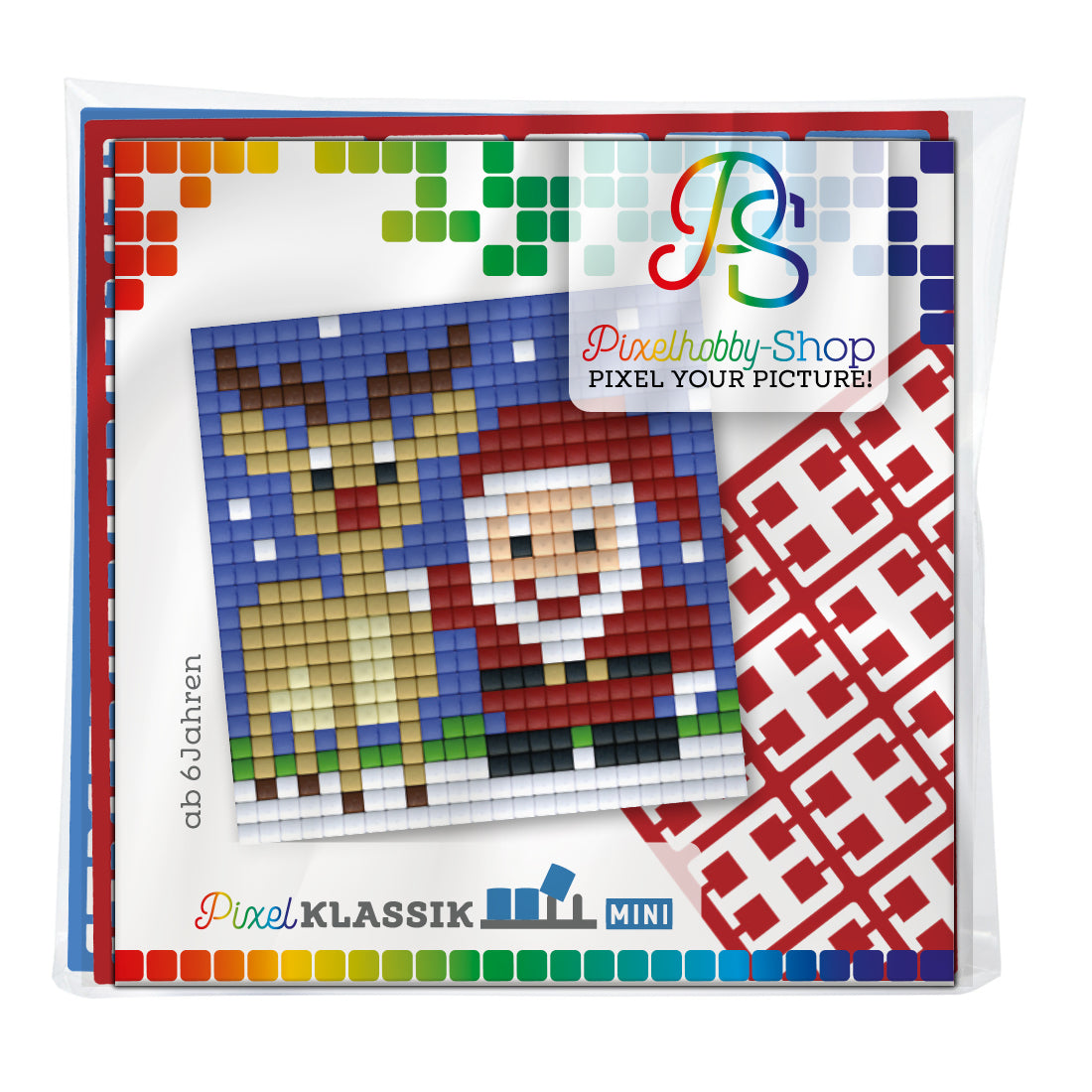 Pixelhobby Klassik (Mini) Magnet Set - Rudolf