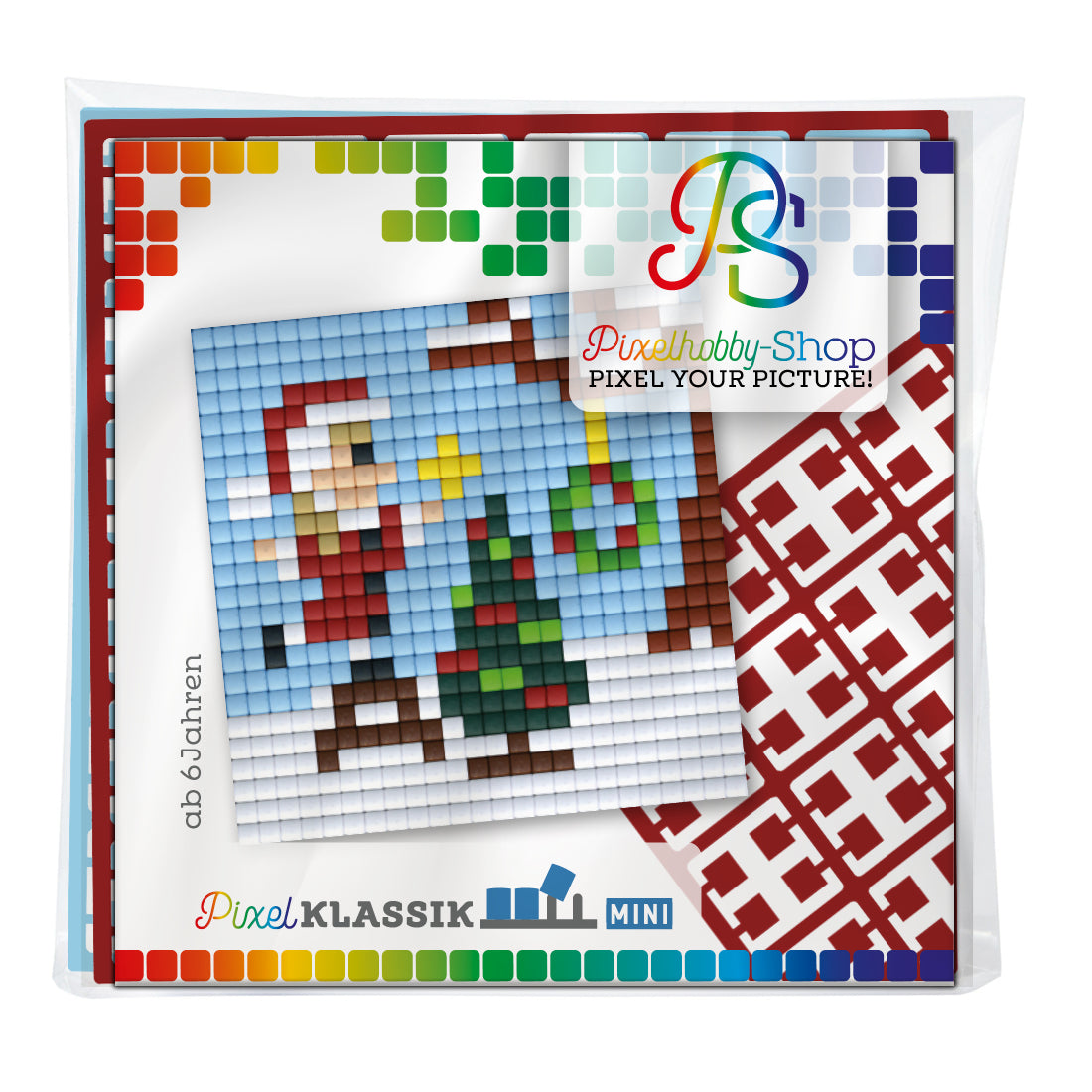 Pixelhobby Klassik (Mini) Magnet Set - Weihnachtskranz