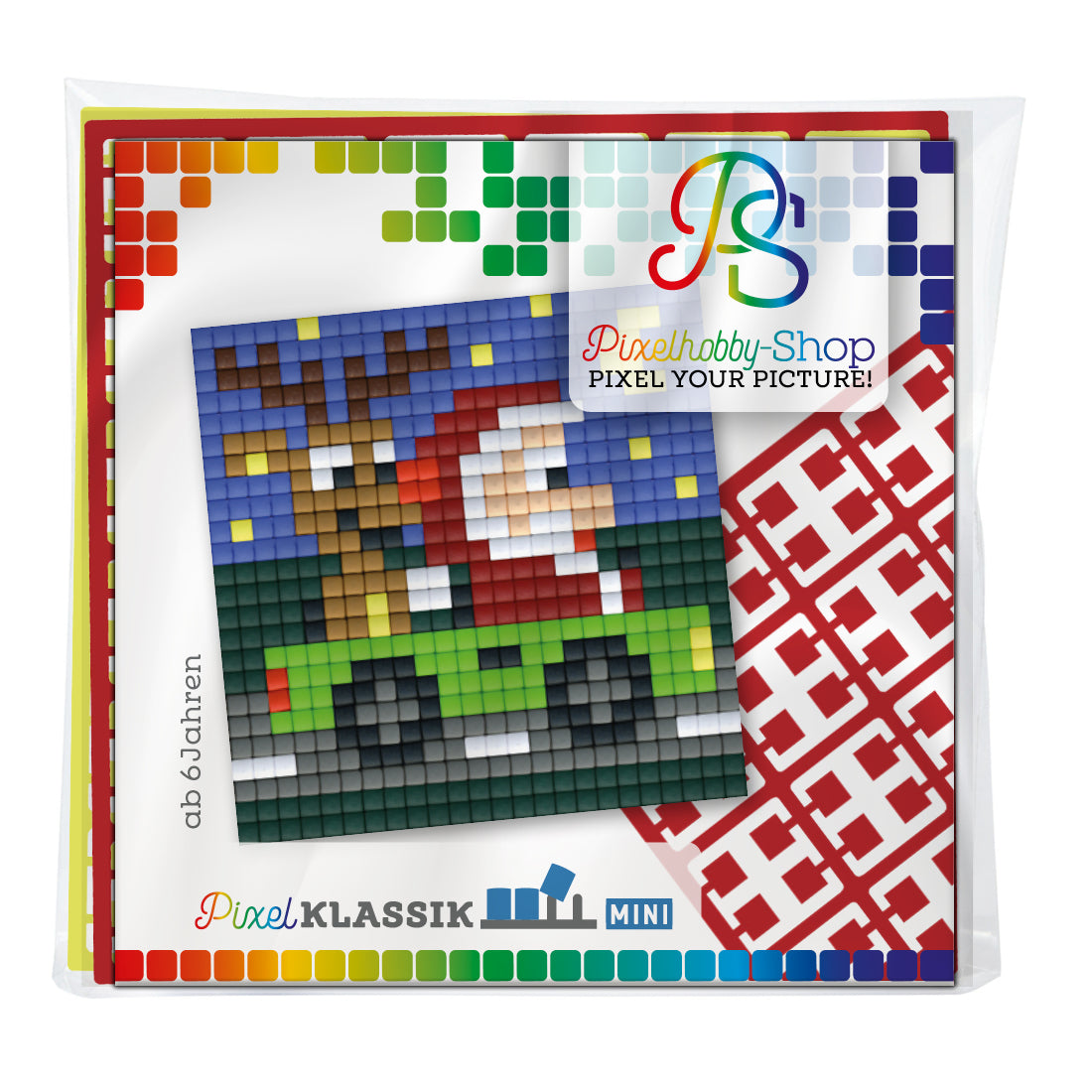 Pixelhobby Klassik (Mini) Magnet Set - Auto fahren geht schneller