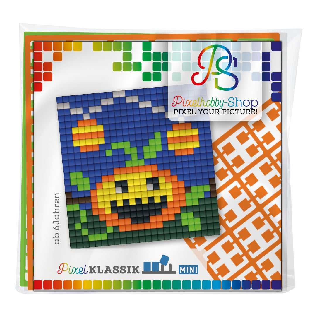 Pixelhobby Klassik (Mini) Magnet Set - Halloween Kürbis