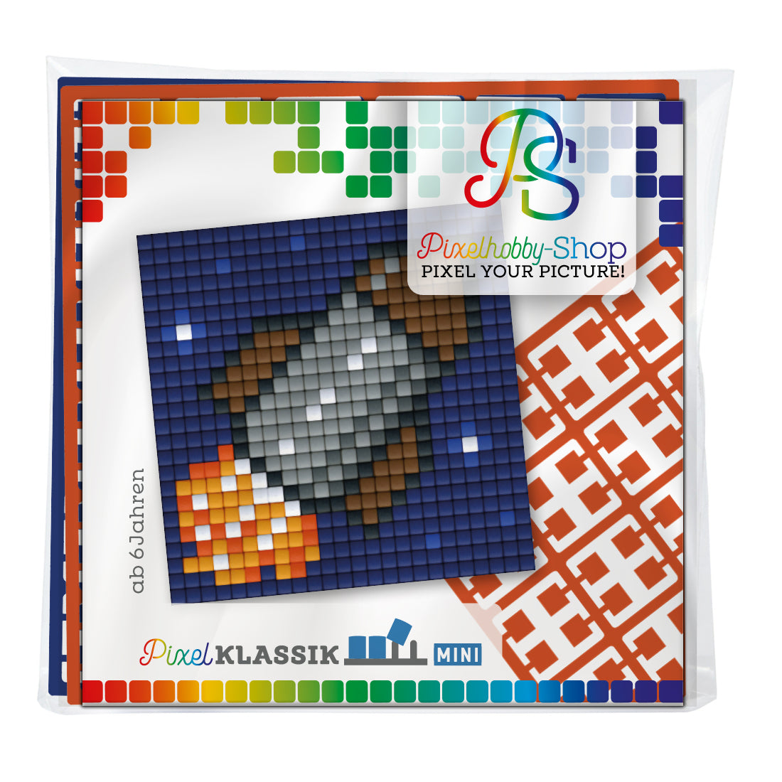 Pixelhobby Klassik (Mini) Magnet Set - Rakete
