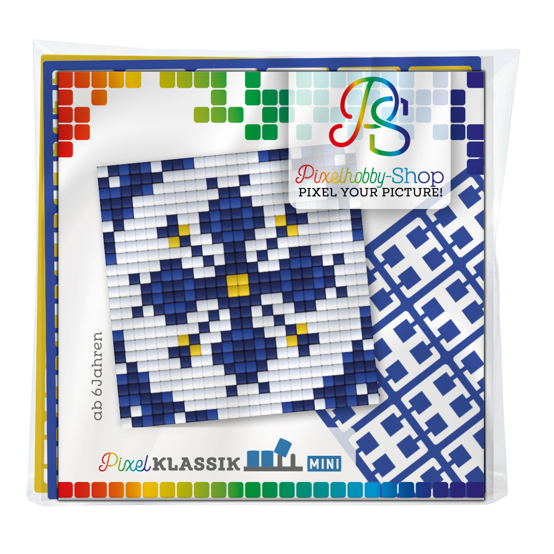 Pixelhobby Klassik (Mini) Magnet Set - Delfter Blume