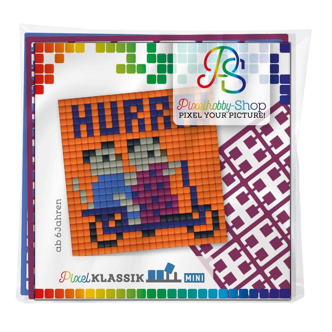 Pixelhobby Klassik (Mini) Magnet Set - Rollerfahren