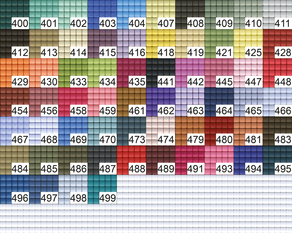 Pixelhobby Klassik (Mini) - Farben 400 - 499