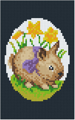 Pixelhobby Klassik Vorlage - Easter Bunny
