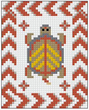Pixelhobby Klassik Vorlage - Turtle