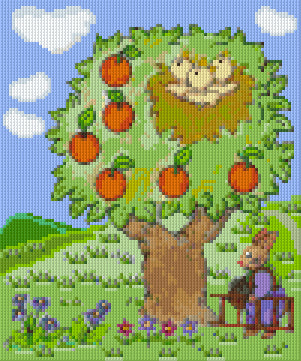 Pixelhobby Klassik Vorlage - Appletree