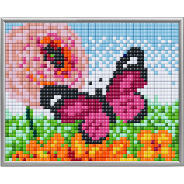 Pixelhobby XL 4BP Set - rosa Schmetterling