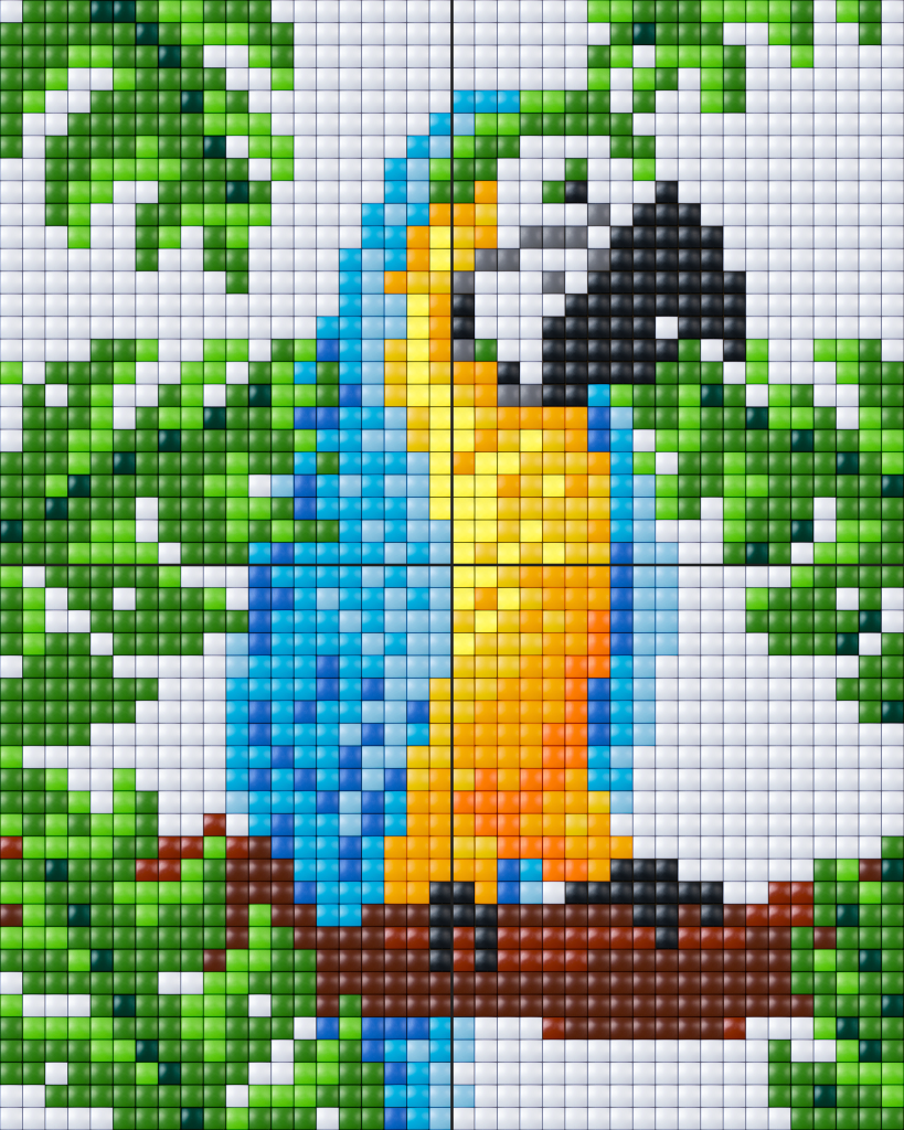 Pixelhobby XL 4BP Set - Papagei