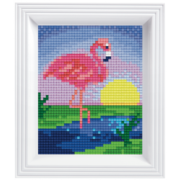 Pixelhobby Klassik Geschenkset - Flamingo