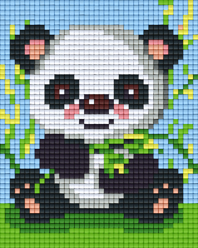 Pixelhobby Klassik Vorlage - Panda