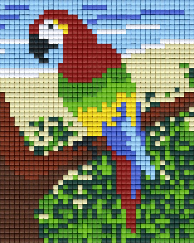 Pixelhobby Klassik Vorlage - Papagei