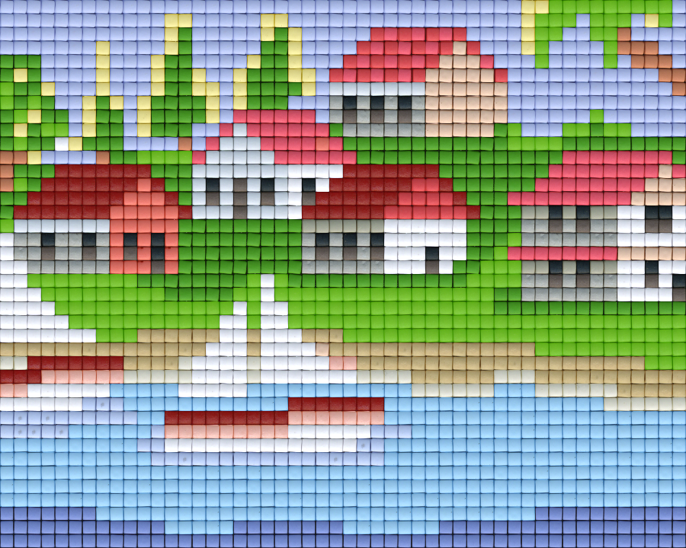 Pixelhobby Klassik Vorlage - Landschaft