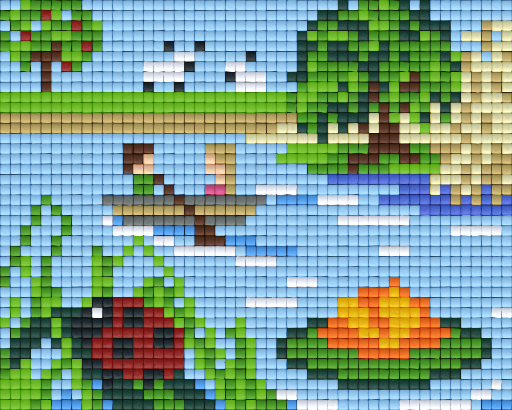 Pixelhobby Klassik Vorlage - Liebespäarchen