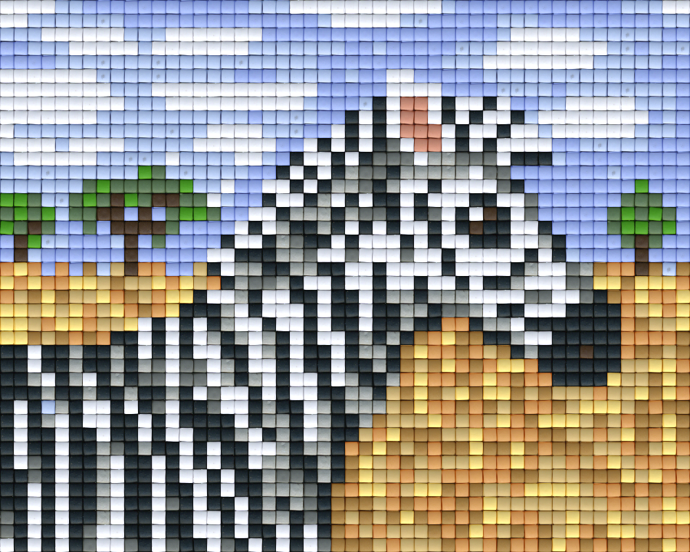 Pixelhobby Klassik Vorlage - Zebra