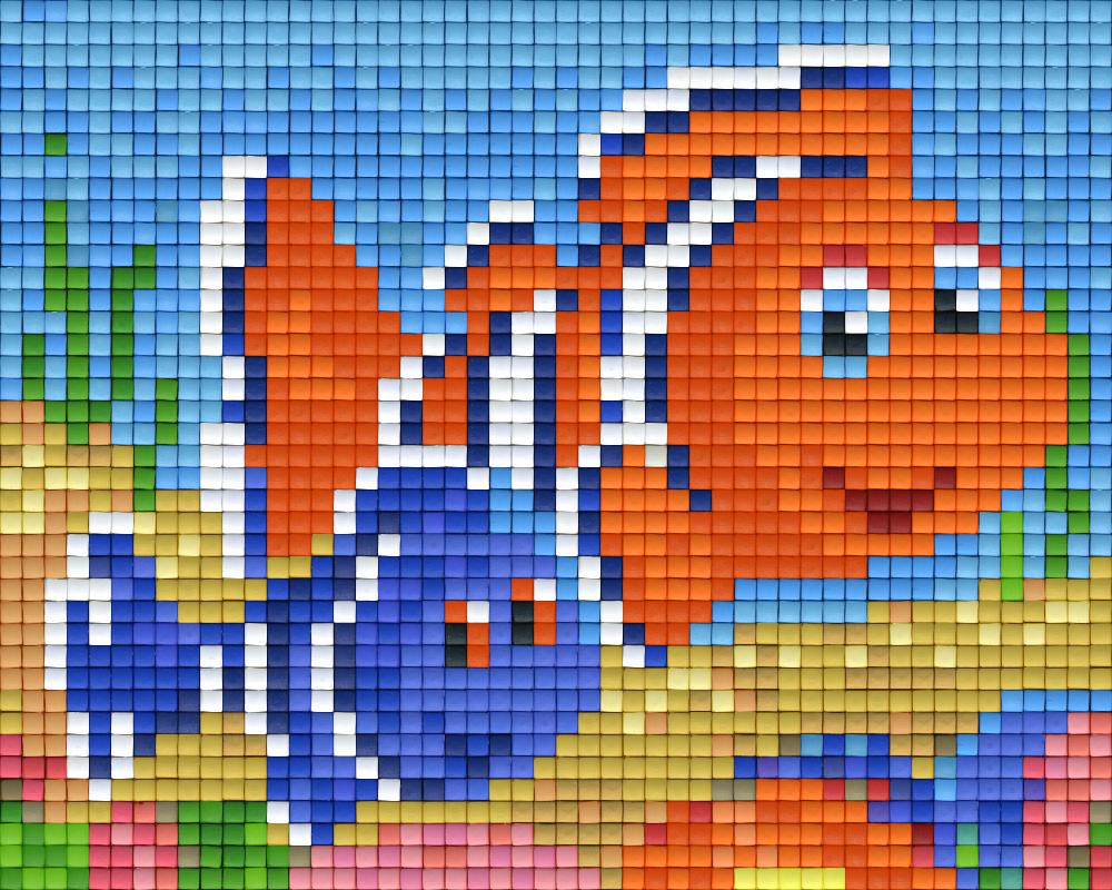 Pixelhobby Klassik Vorlage - Clownfisch