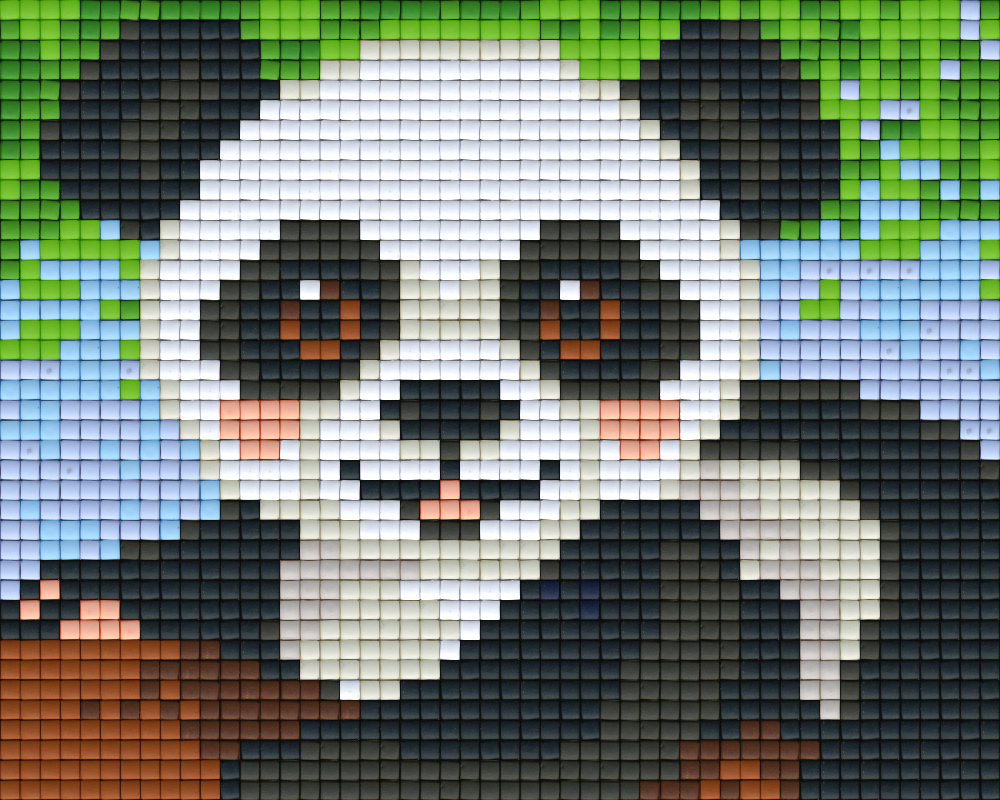 Pixelhobby Klassik Vorlage - Panda