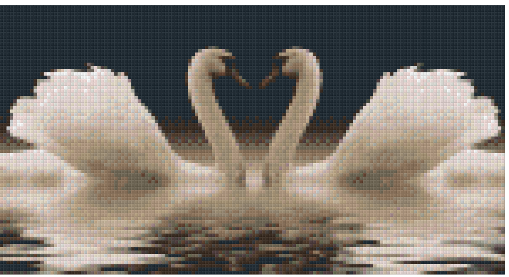 Pixelhobby Klassik Set - Schwanenherz