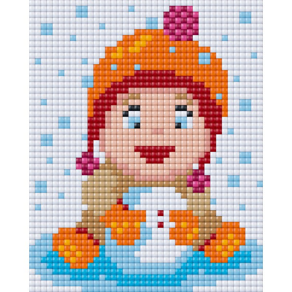 Pixelhobby XL 4BP Set - Schneeball machen