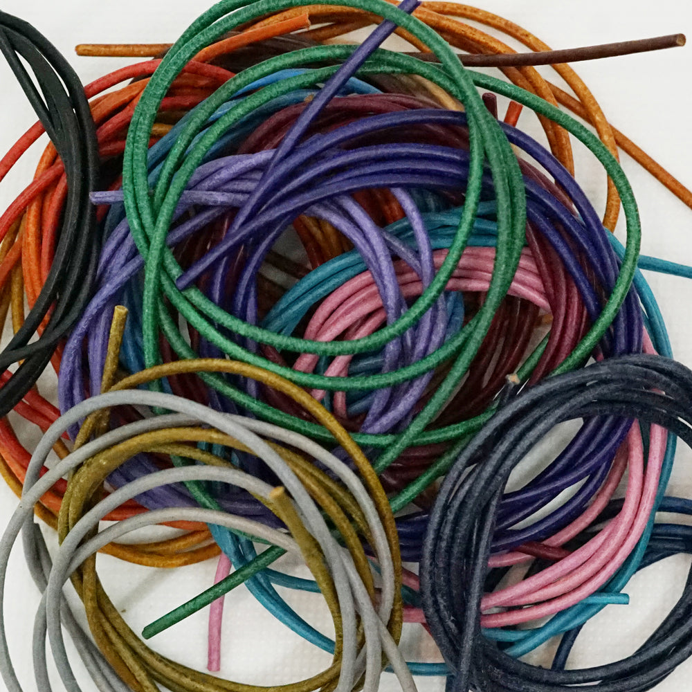 Rundlederbändchen aus Rindsleder