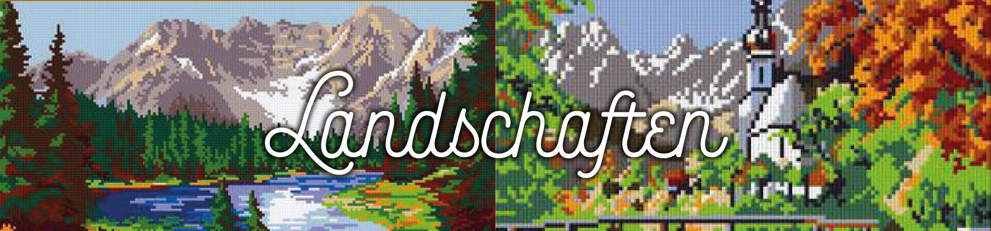 Pixel Klassik Vorlagen - Landschaften