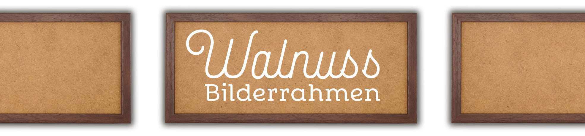 Walnuss-Bilderrahmen
