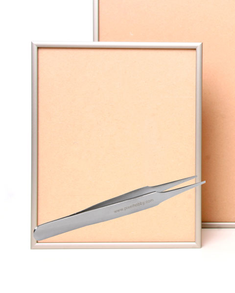 #Bilderrahmen_Aluminium silber #Pinzette_Pinzette gerade