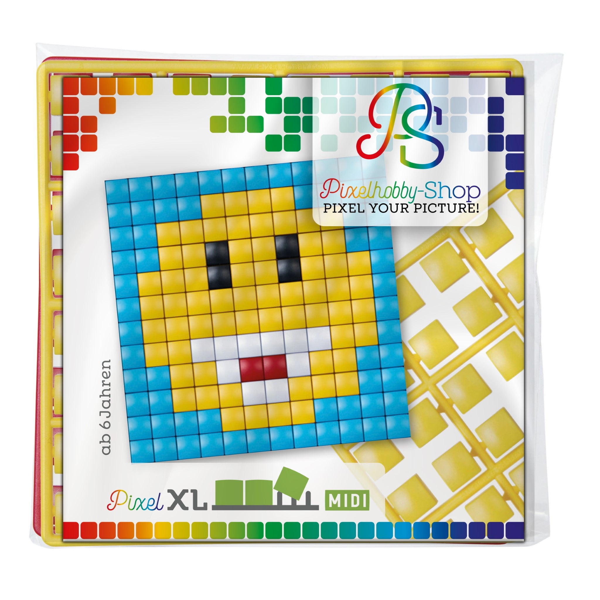 Pixelhobby XL (Midi) Magnet Set - Smiley