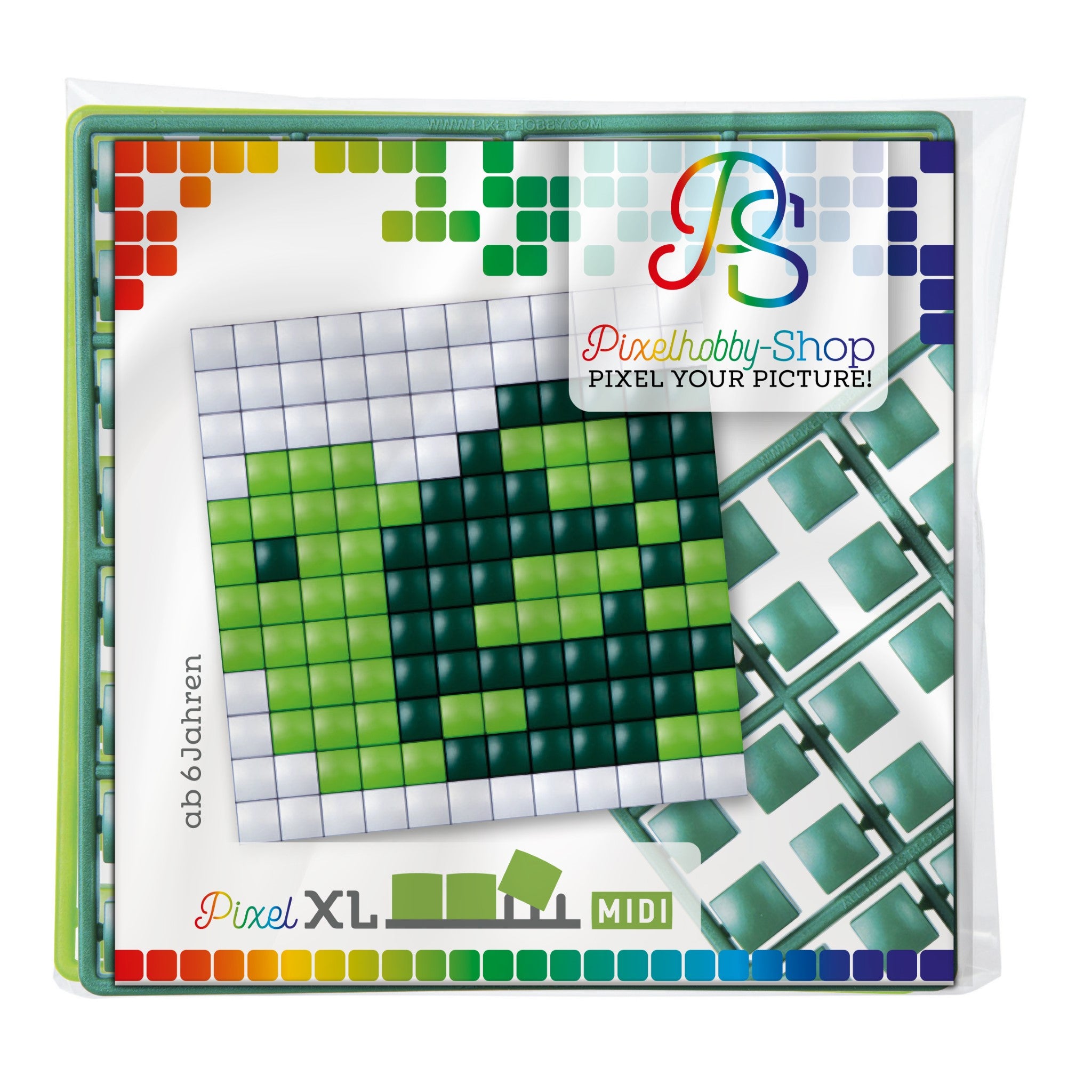 Pixelhobby XL (Midi) Magnet Set - Schildkröte